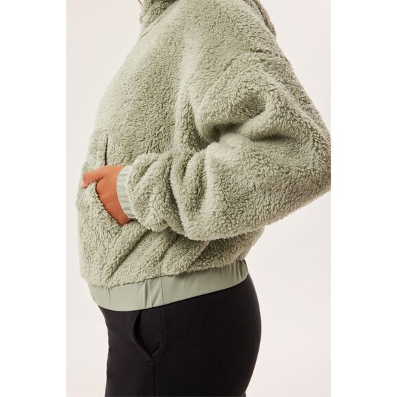 NWOT Girlfriend Collective Recycled Fleece Bomber Jacket Size XS - Picture 2 of 8